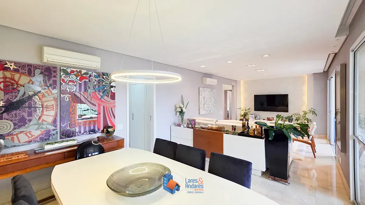 Imagem Apartamento para venda em Brooklin com 4 quartos, sendo 3 suítes, 168m²