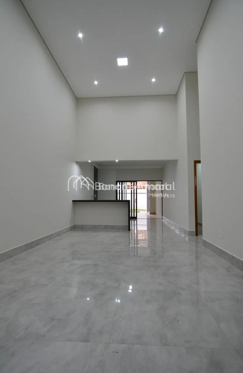 Imagem Casa térrea nova de 3 suítes à venda no Condomínio Reserva Real - Paulínia/SP.