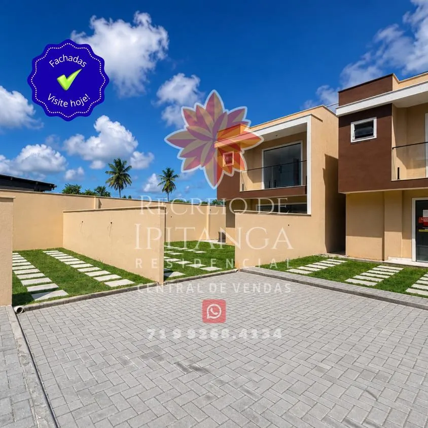 Imagem CASAS 4/4 COM 1 SUITE PRÓXIMO PARQUE SHOPPING LAURO DE FREITAS
