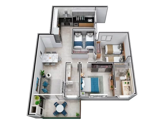 Imagem Apartamento de 3 quartos á venda no Cidade Nobre em Ipatinga