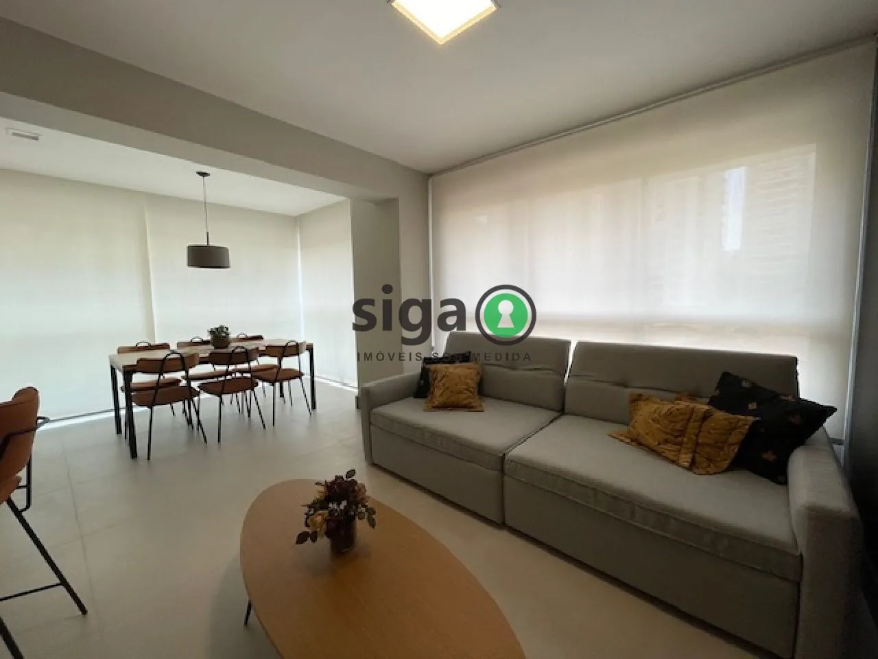 Imagem Apartamento mobiliado para VENDA com 2 dorms, sendo 1 suite, 1 vg com vista eterna para o Jd Europa