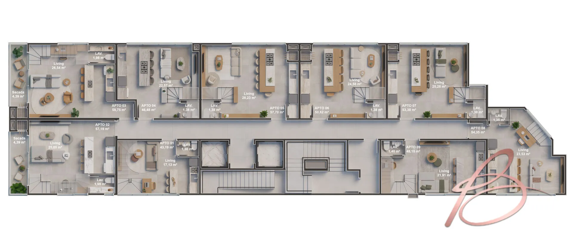 Imagem Apartamento 2 dormitórios na Vila Operária, Itajaí/SC