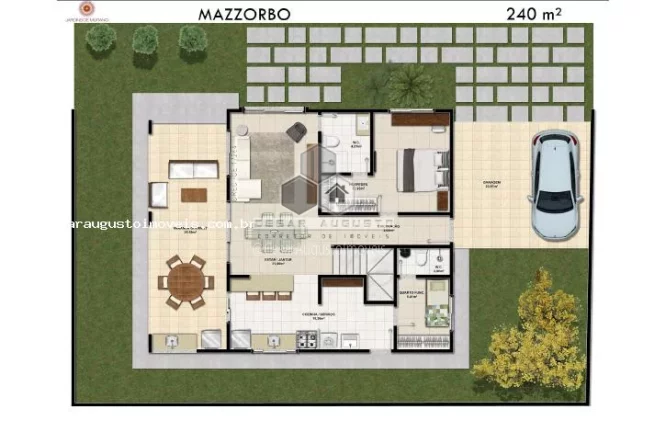 Imagem Jardins de Murano - Casas duplex em Alto Padrão no Eus?(C)bio