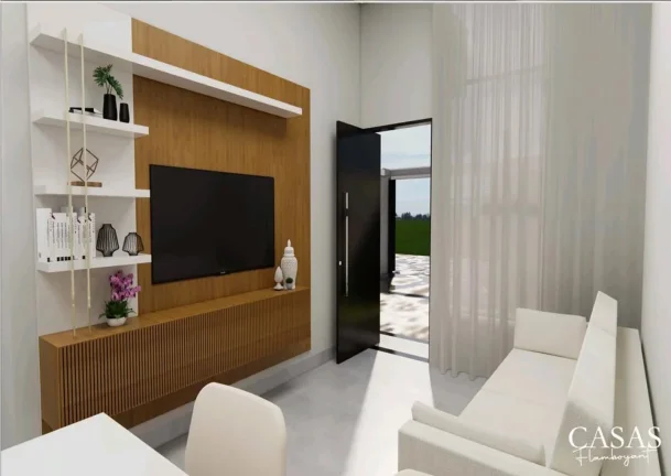 Imagem Casa 3/4 C Suite A 6 Min Do Flamboyant Com Entrada Em 18x