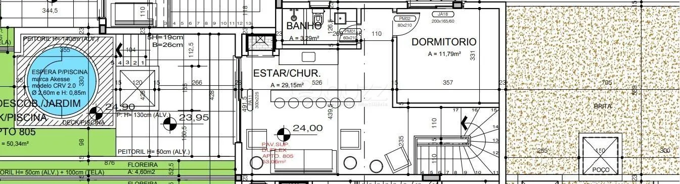 Imagem Cobertura para Venda - 199m², 4 dormitórios, sendo 2 suites, 3 vagas - Menino Deus