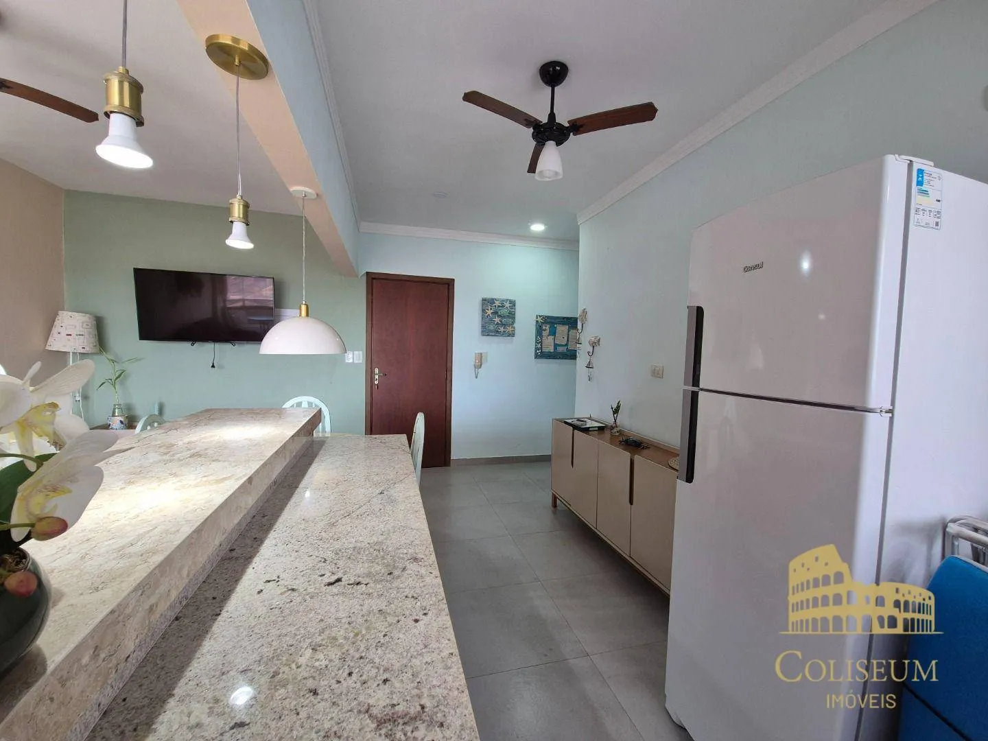 Imagem Apartamento com 1 dormitório à venda, 57 m² por R$ 380.000,00 - Balneário Pires - Praia Grande/SP