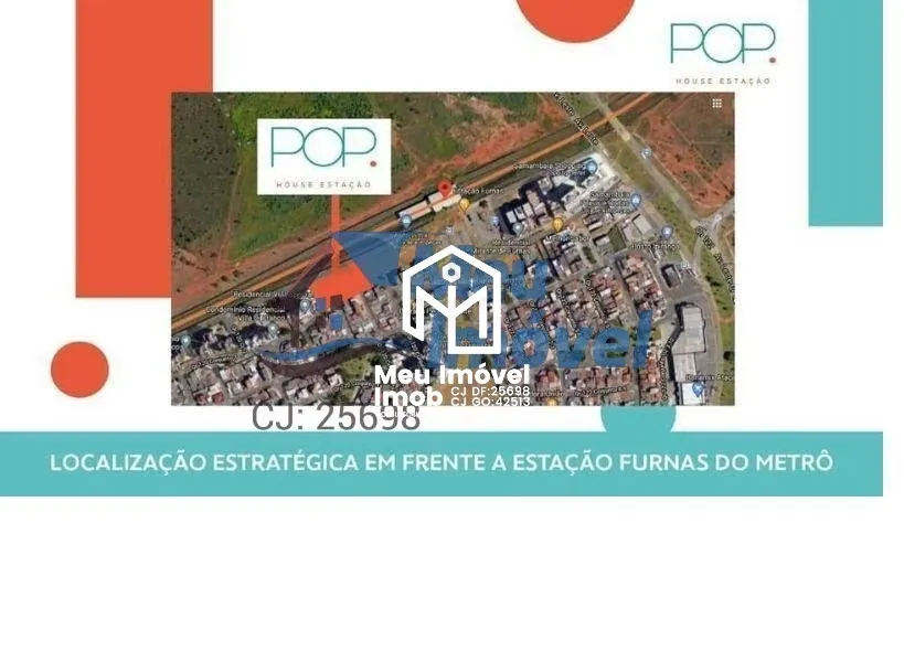 Imagem POP HOUSE 2 QUARTOS 1 SUÍTE 1 VAGA 54m² Varanda Ac FGTS