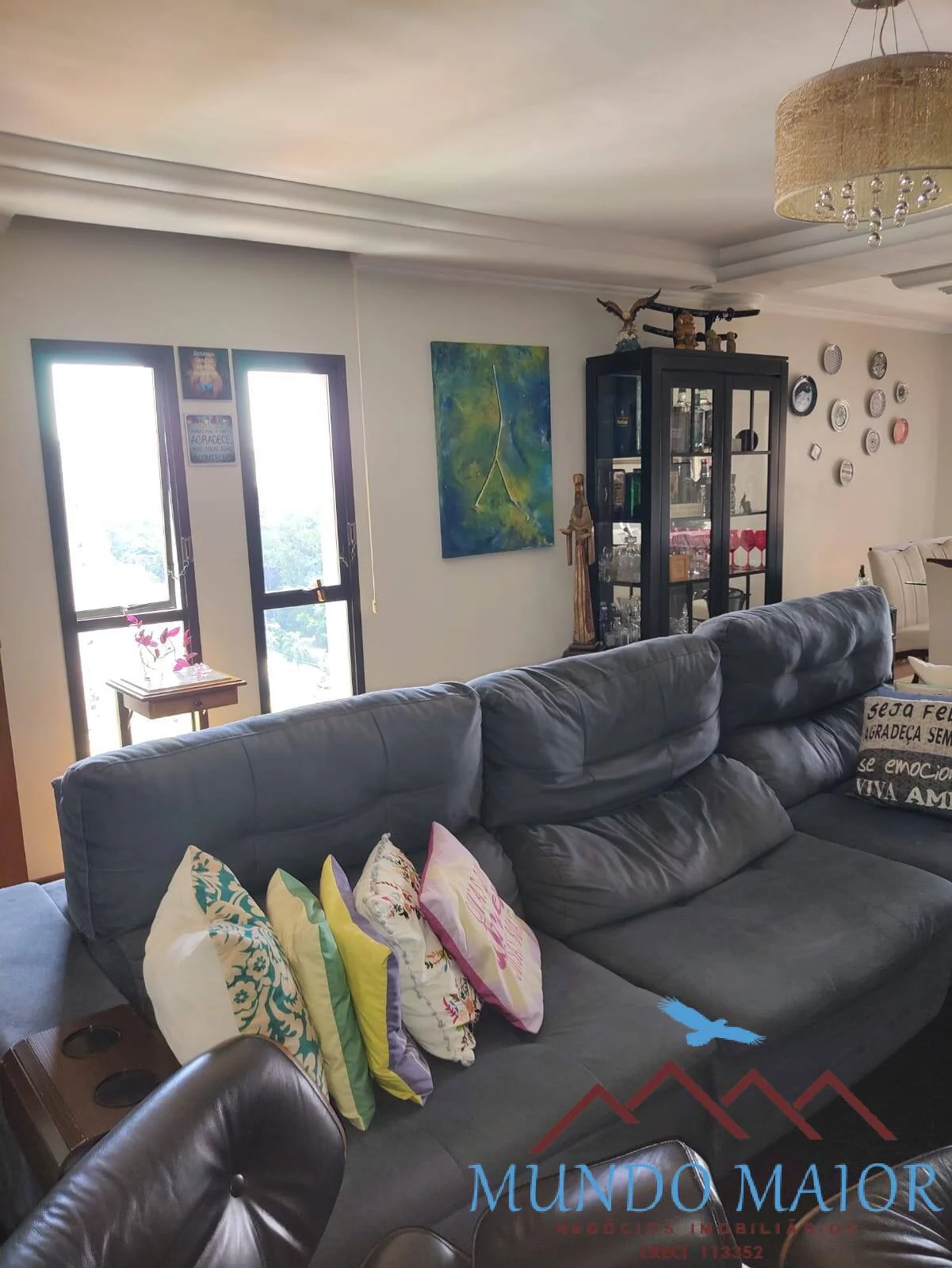 Imagem Apto com 3 quartos e 1 suite e 2 vagasa 150 m² Porteira fechada B.Jardim