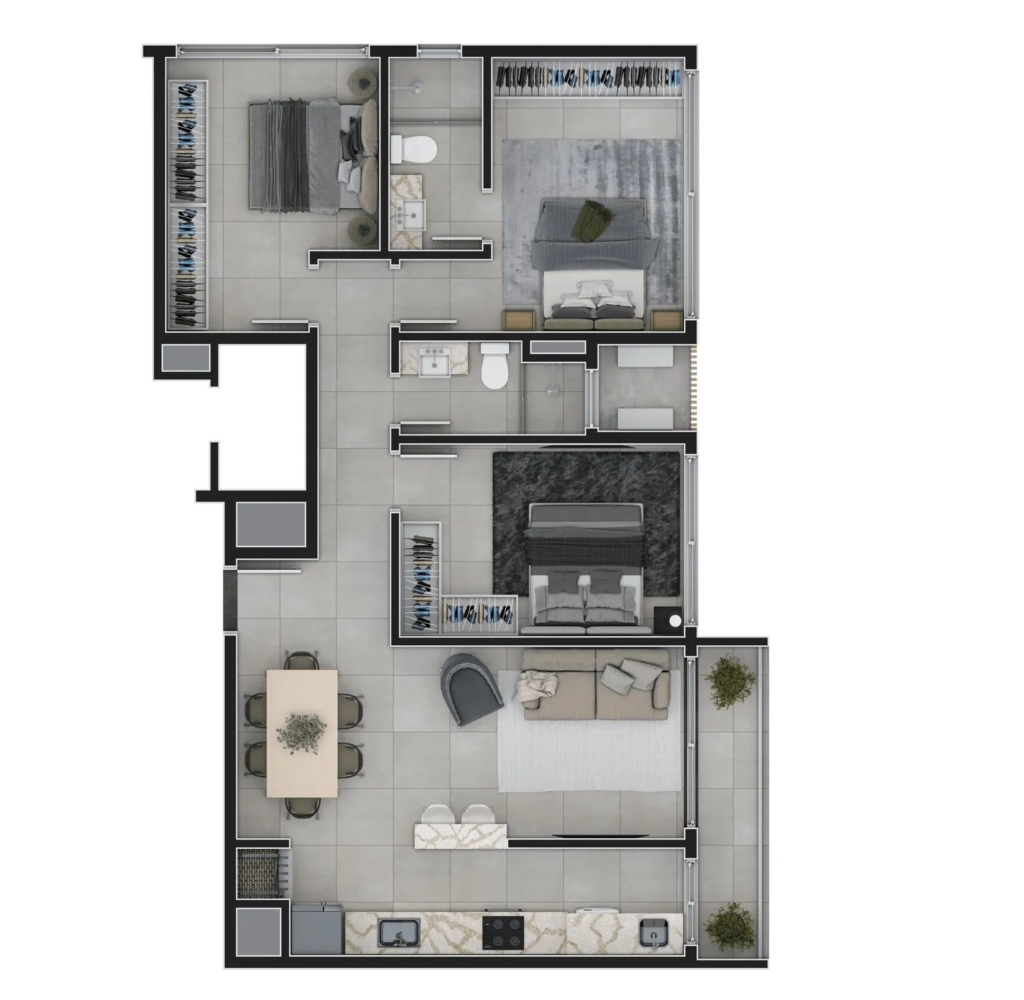 Imagem Studio à venda em Torres, Centro, com 1 quarto, 50.06m2