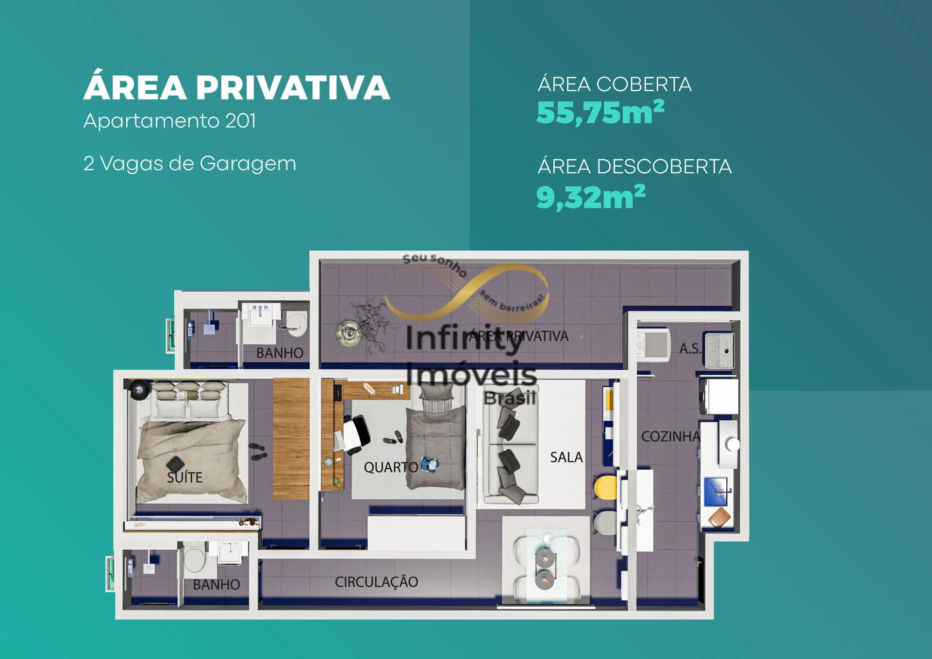 Imagem Apartamento à venda no bairro Santa Mônica - Belo Horizonte/MG