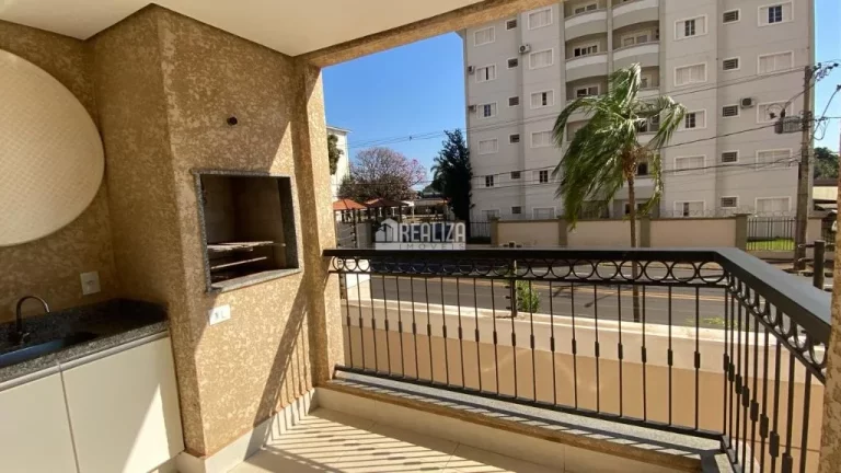 Imagem Lindo apartamento à venda no Condomínio Desembargador Lauro Fontoura, Uberaba - 3 dormitórios com suíte e varanda gourmet!