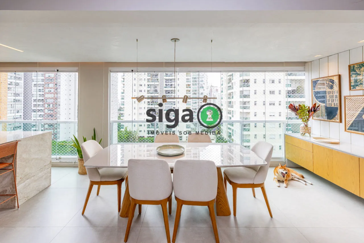 Imagem Apartamento alto padrão no Campo Belo, 161m², 3 suítes, condomínio clube