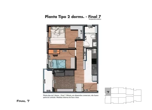 Imagem TEO IMIRIM - VEMPLAN - Aptos de 40 e 41m², 2 dorms, em excelente localização da zona norte de SP!!