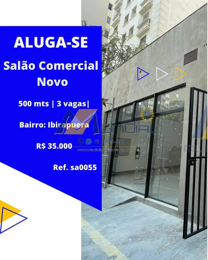 Imagem ( Alugo Salão Comercial com estacionamento em São Paulo