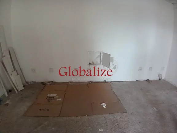 Imagem Sala comercial para venda em santos com 1 vaga de garagem, varanda e sala de reuniões por R$277.000,00