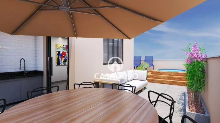 Foto do imóvel Cobertura com 3 quartos à venda, 128 m² - Horto - Belo Horizonte/MG