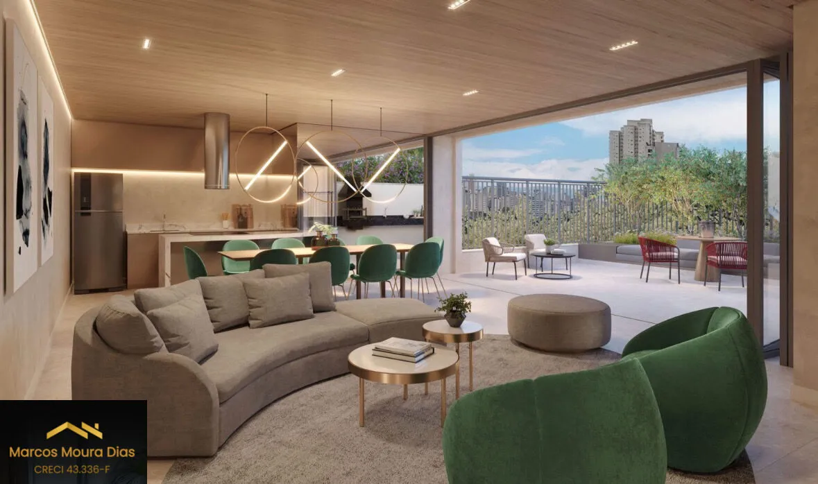 Imagem Apartamento no Jardim Das Perdizes com 2 quartos, sendo 2 suítes, 97m² e 1 Vaga. Edifício com Lazer completo