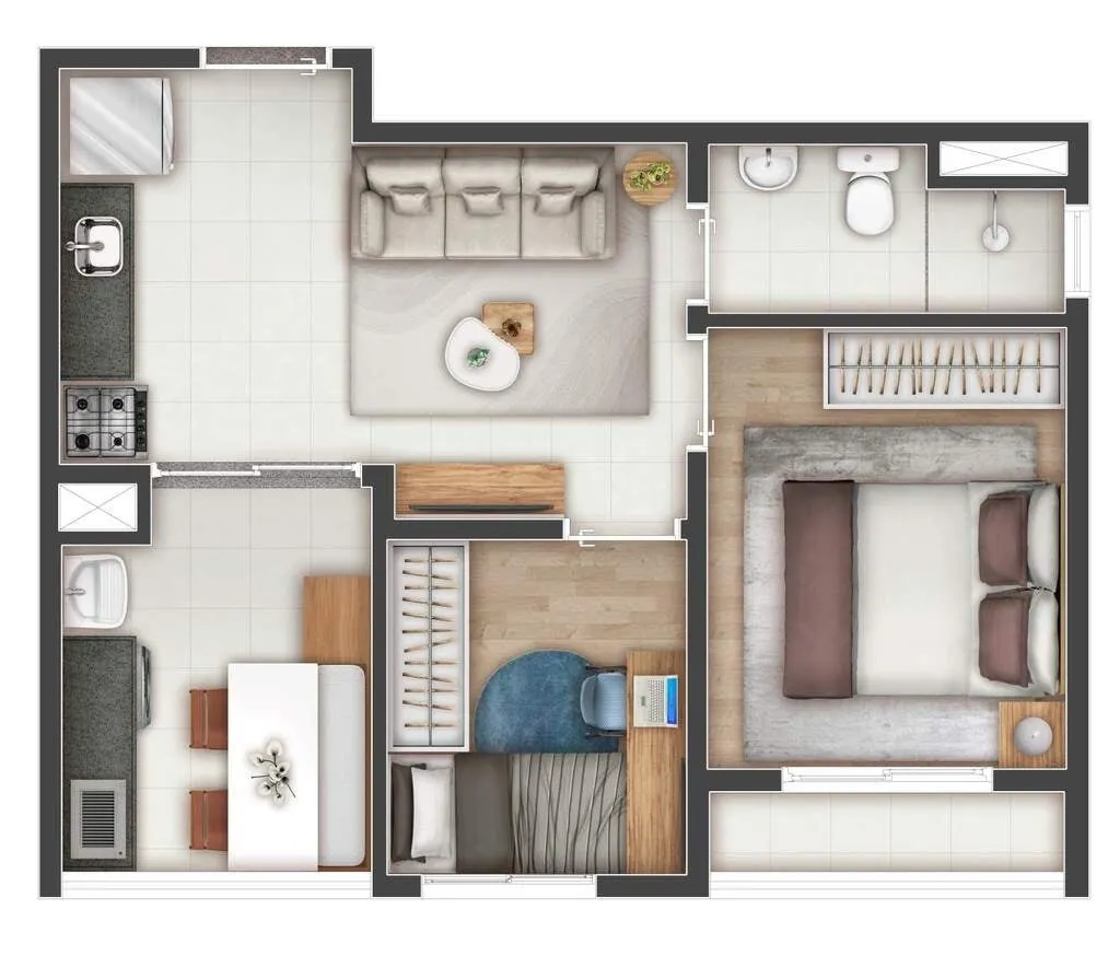 Imagem Comprar apartamento com 1 dormitório em Alto da Moóca São Paulo SP
