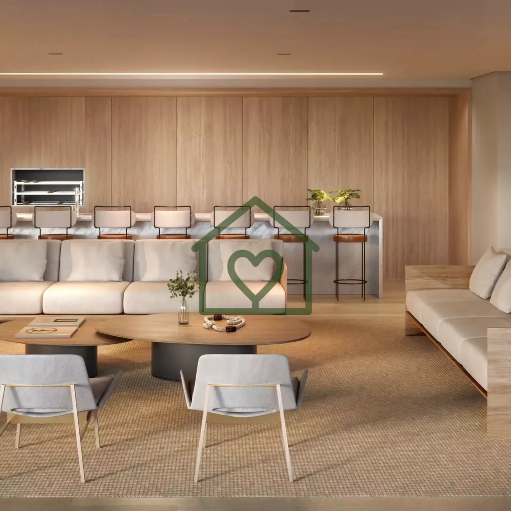 Imagem Amplo apartamento com 218 m² Privativos. 
 
São 3 Suítes, sendo uma máster. Possui Estar Íntimo...