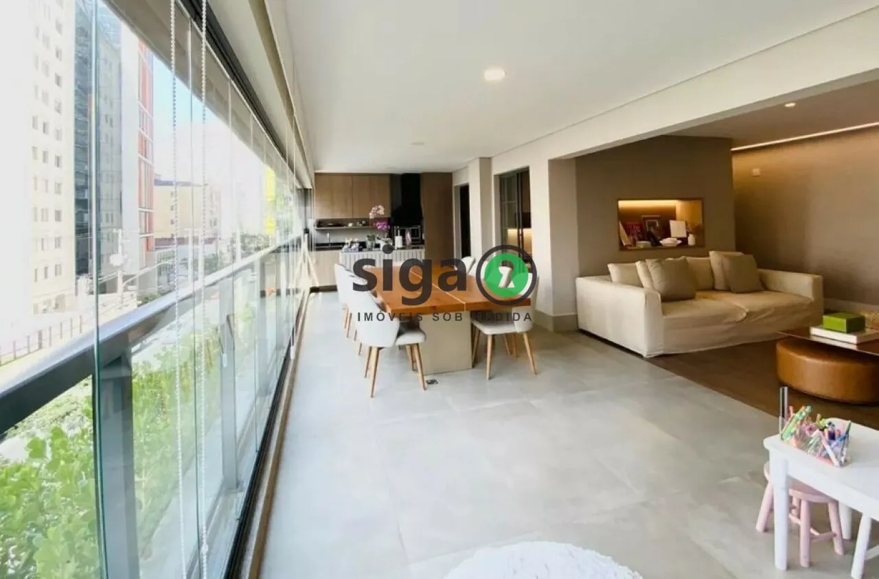 Imagem Apartamento de 162m2 à venda em Pinheiros, com 03 suítes e 2 vagas.