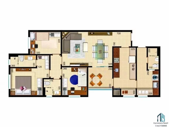 Imagem Apartamento 03 quartos c/suíte no Juveve/Alto da Gloria em Curitiba PR