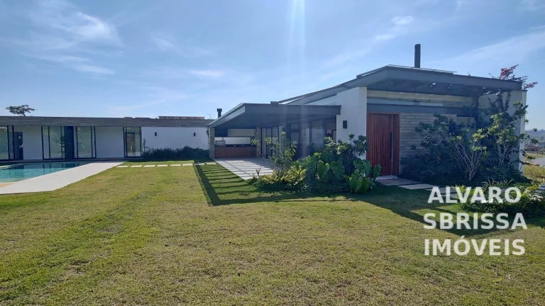 Imagem Casa térrea com piscina e 5 suítes no Condomínio Terras de São José II em Itu SP ac:550m2 at:2.131m2 muito bem localizada no condominio