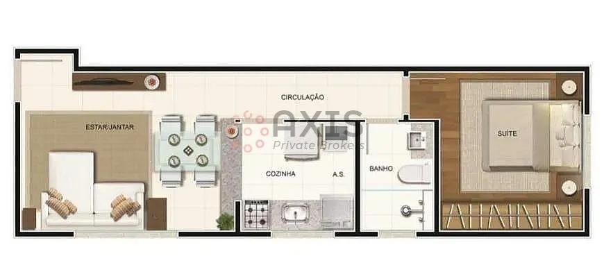 Imagem Apartamento 1 quarto no Sion - Excelente localização