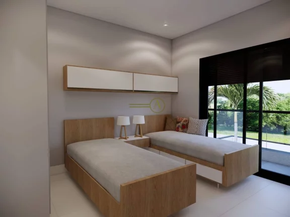 Imagem Sobrado luxuoso será entregue em julho 2025 cond Bougainville IV mobiliado