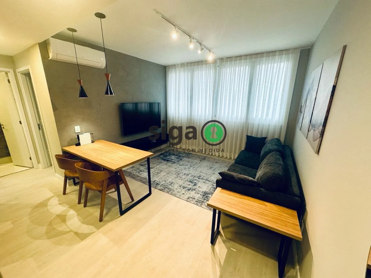 Imagem Apartamento 38m² para locação mobiliado, localizado na Chácara Santo Antônio, São Paulo