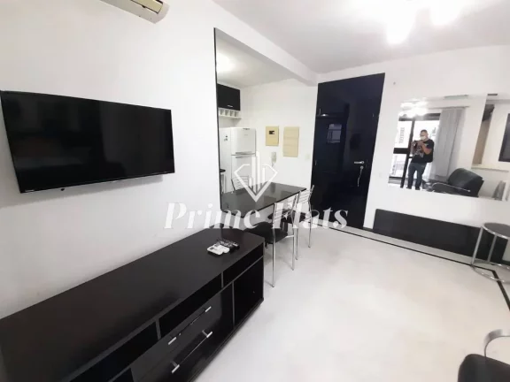 Imagem Flat disponível para venda no Condomínio Edifício Espaço Alpha com 45m², 1 dormitório e 1 vaga
