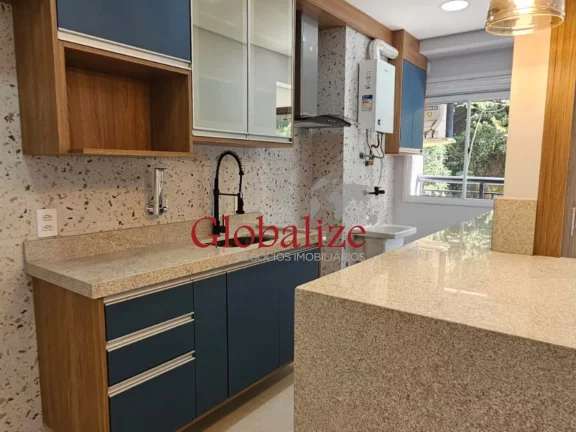 Imagem Apartamento Maravilhoso à venda com 63m², 2 quartos, 1 suíte, áres de lazer, varanda por R$752.000,00 no Marapé em Santos