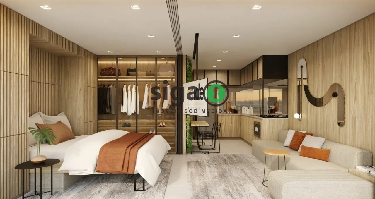 Foto do imóvel Apartamento de 43m² com 1 dormitório a uma quadra de Berrini