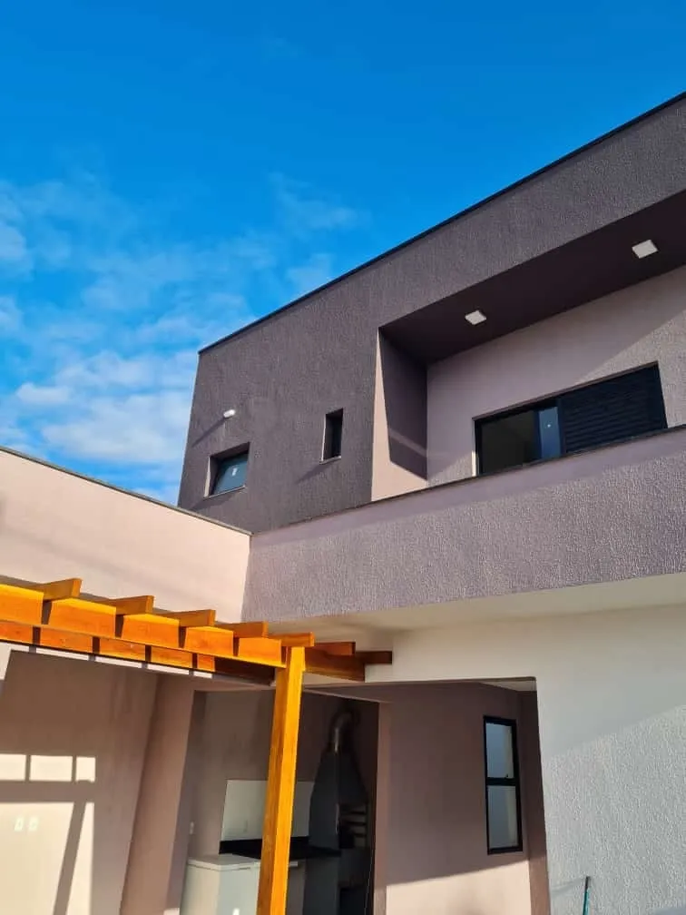 Imagem Sobrado Moderno com 3 Dormitórios, Suíte com Closet e Área Gourmet no Condomínio Vila Romana - Pindamonhangaba