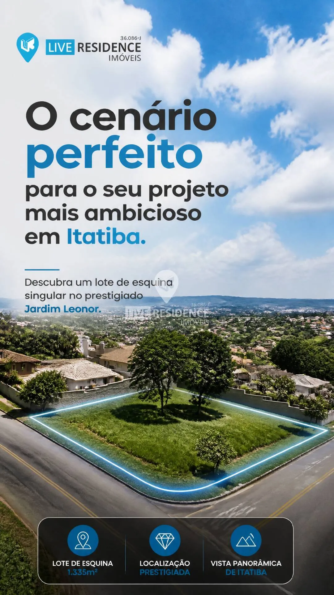 Imagem Terreno a venda Jardim Leonor, Itatiba SP