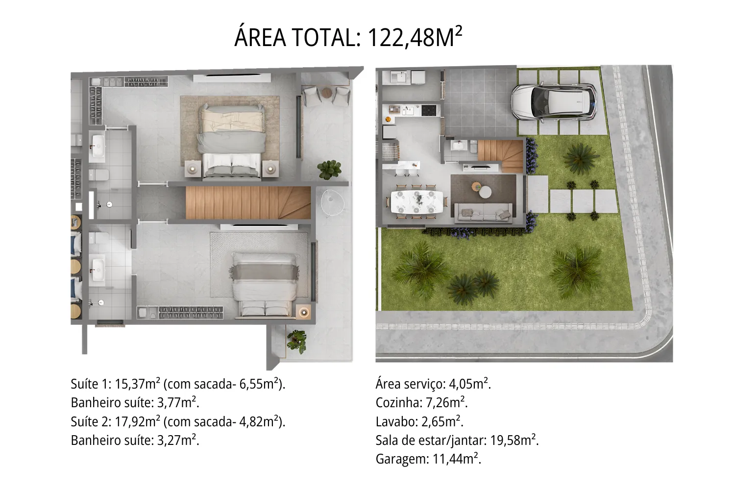 Imagem Duplex à venda em Torres, Igra Sul, com 2 quartos, 101.13m2