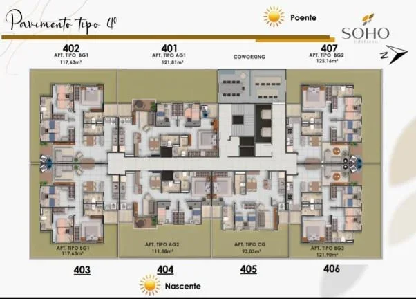 Imagem Apartamento 3 dormitórios para Venda em Teresina, São Cristovão, 3 dormitórios, 1 suíte, 2 banheiros, 2 vagas