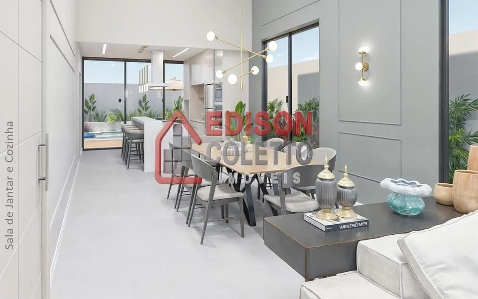 Imagem Casa recem construída com 3 suites no Condomínio Residencial Dahma 2 Piracicaba!!