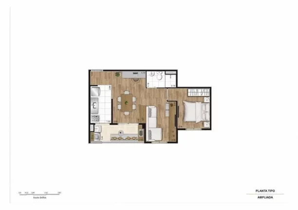 Imagem ECON JACARANDÁ - Apartamento pronto para morar, 56m², 2 dorms e lazer completo!