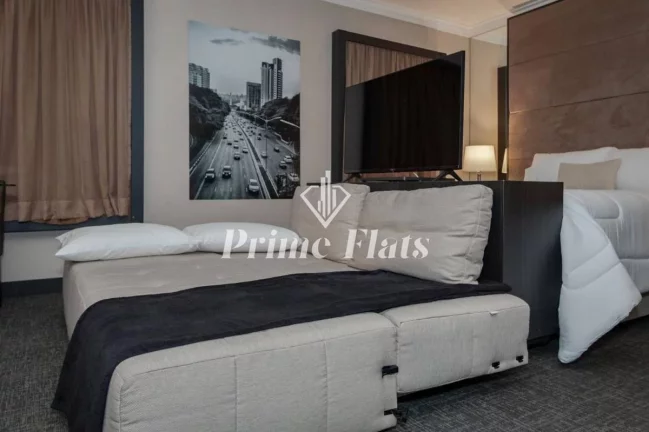 Imagem Flat disponível para venda no Novotel Jardins, com 30m², 1 dormitório e 1 vaga de garagem