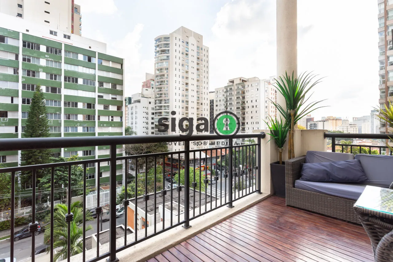 Imagem APARTAMENTO DUPLEX MOBILIADCO COM 2 QUARTOS SENDO SUITES EM MOEMA PASSAROS