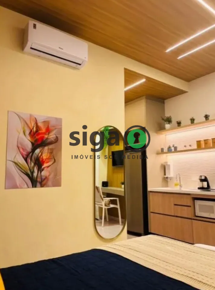 Imagem Apartamento de 27m² mobiliado à venda no Brooklin