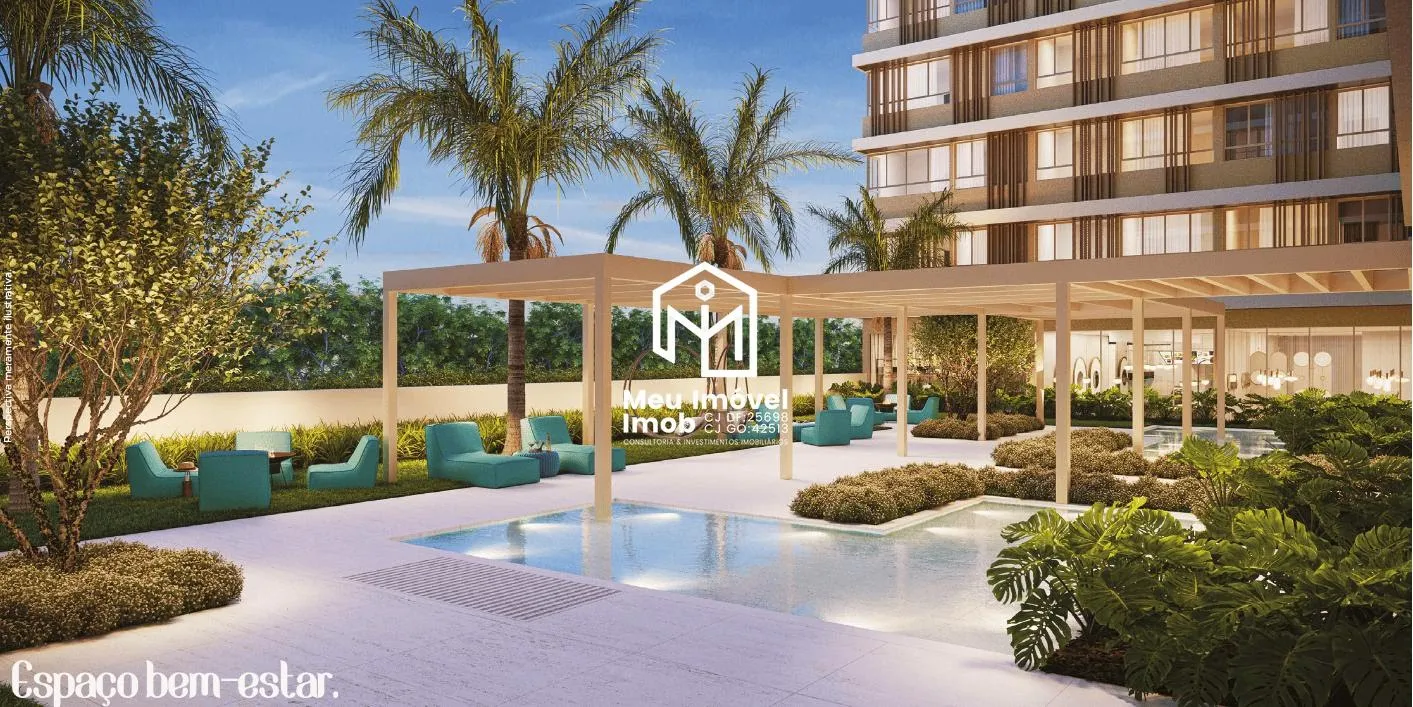 Imagem Apartamento no Aura Noroeste 1 Quarto 1 Suíte 1 Vaga 82m²