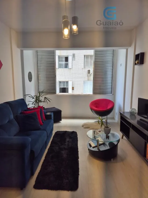 Imagem Vendo lindo Apartamento de 01 dormitório frente ao mar no José Menino em Santos