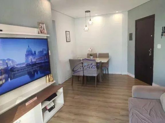 Imagem Apartamento com 2 dormitórios à venda, 65 m² por R$ 320.000,00 - Tupi - Praia Grande/SP
