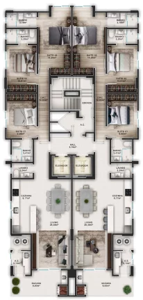 Imagem Izas Home - Apartamento à venda no bairro Meia Praia - Itapema/SC