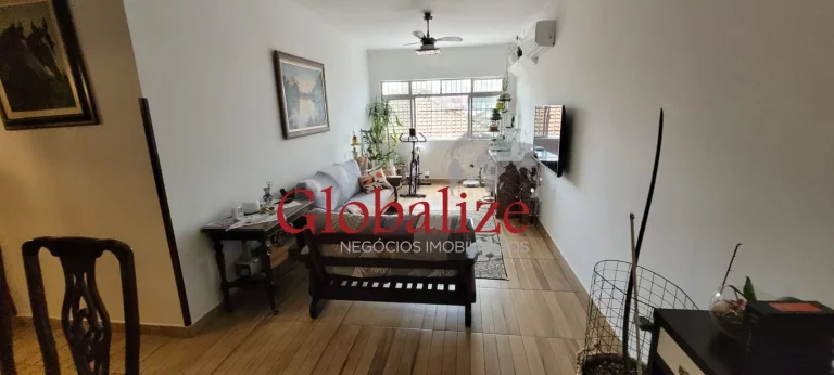 Imagem Apartamento 2 dormitórios, vaga demarcada, dependência completa no Campo Grande em Santos por R$580.000,00