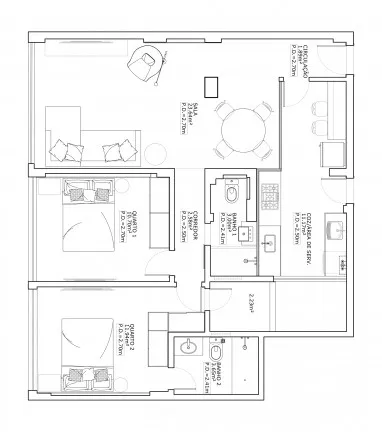 Foto do imóvel Apartamento com 2 Quartos à Venda, 72 m² em Botafogo - Rio de Janeiro
