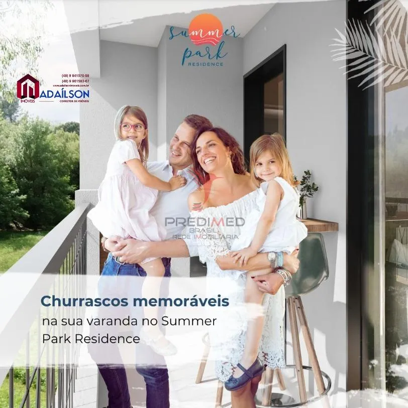 Imagem Apartamentos em Floripa SC com 2 Dormitórios - Summer Park Residence a partir R$ 409.780