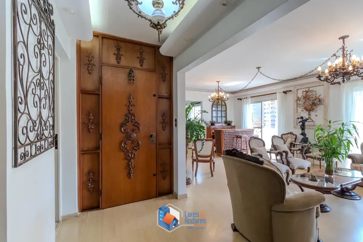 Imagem Apartamento para venda em Campo Belo com 4 quartos, sendo 3 suítes, 172m²