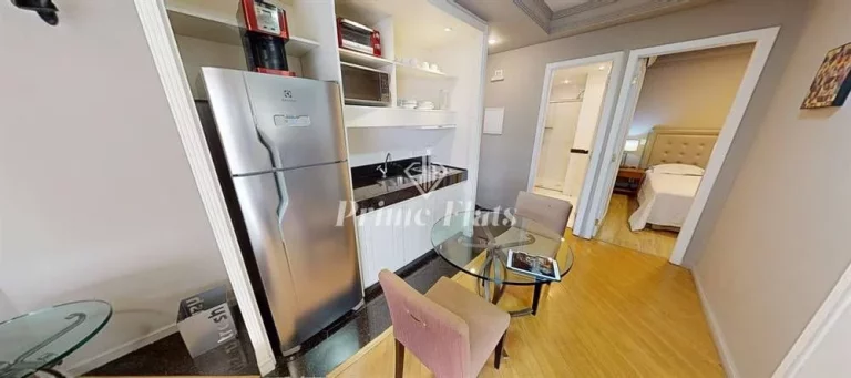 Imagem Flat disponível para venda no Gran Estanconfor Itaim, com 52m², 1 dormitório e 1 vaga de garagem